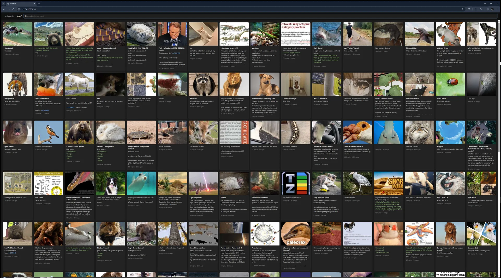 Screenshot of Imageboard Viewer