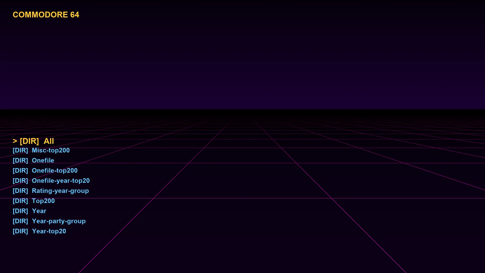 Screenshot of Demo Collection