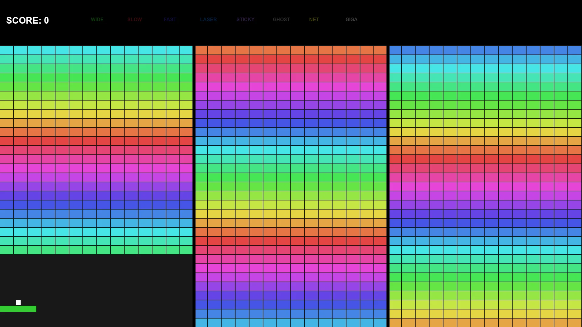Screenshot of Infinite Breakout