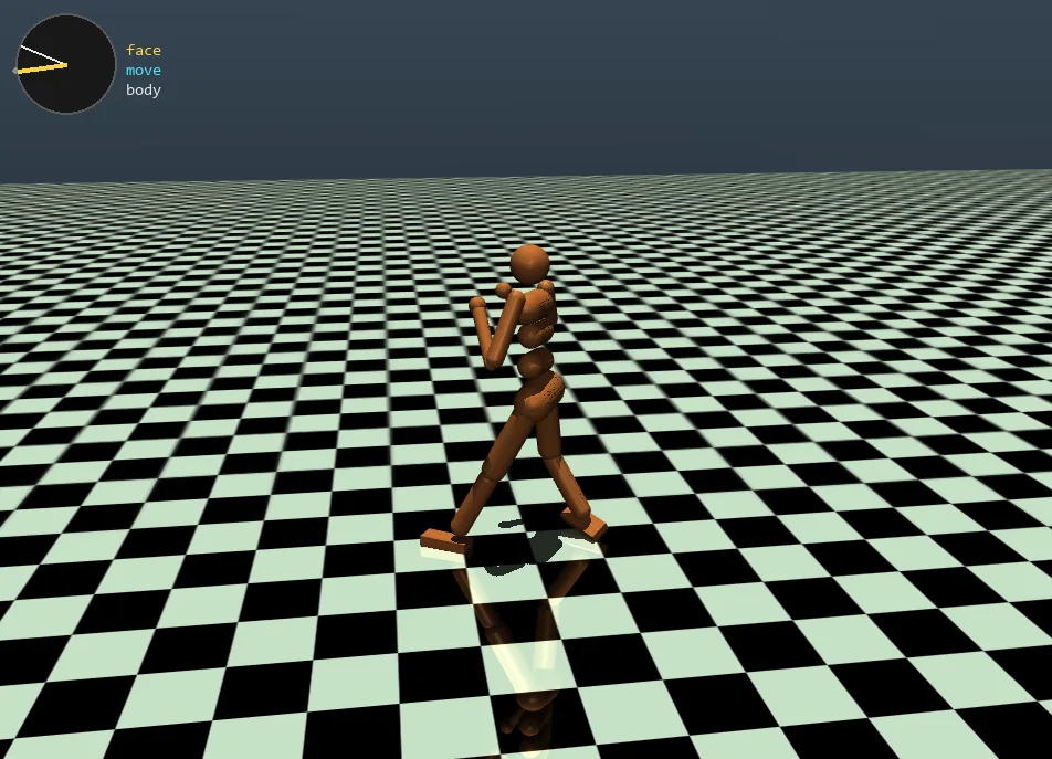 Screenshot of Neural Net Walking Simulator